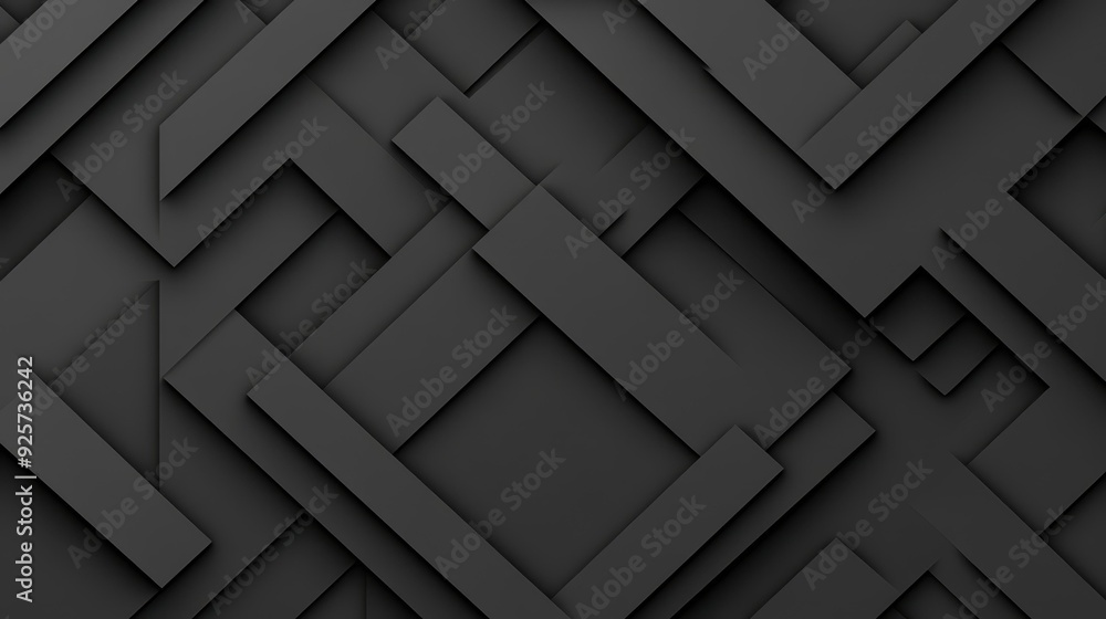 Stylish black abstract background featuring a geometric rhombus pattern, perfect for modern design projects. Stylish black abstract background featuring a geometric rhombus pattern, perfect for modern design projects.