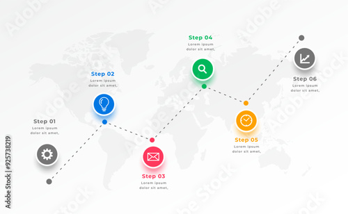 business milestone strategy path template a journey to growth