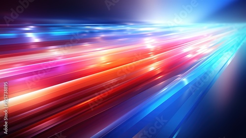 Abstract background with bright lines and vibrant colors.