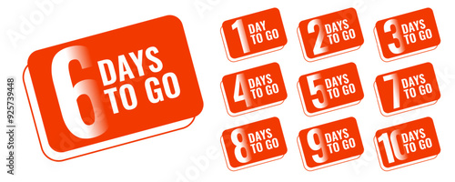 countdown to the big announcement with number of days left tag