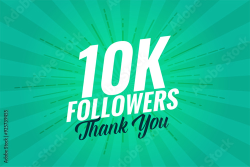 thank you 10k social media fan group background