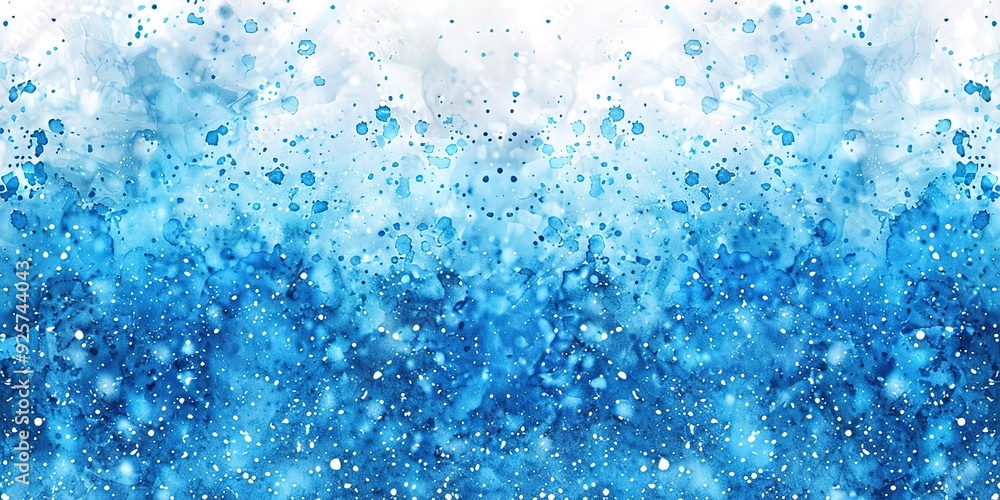 Obraz premium water drops on blue