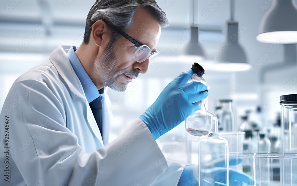 portrait of a researcher working in a laboratory portrait of a researcher working in a laboratory