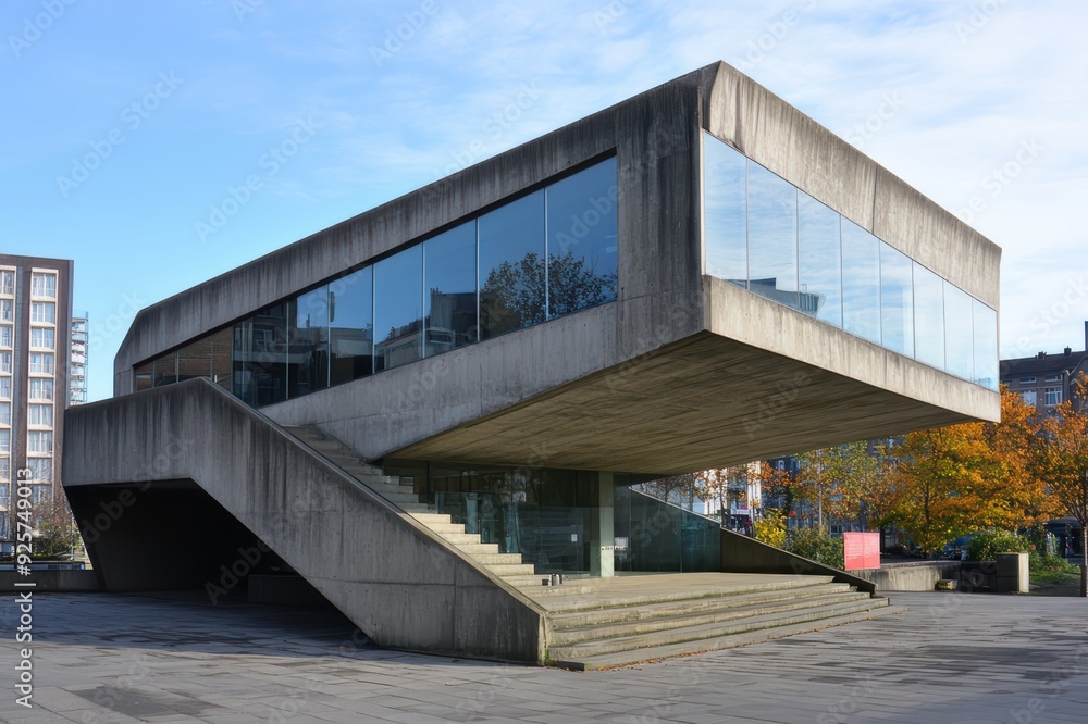 Architecture - A minimalist concrete structure Architecture - A minimalist concrete structure