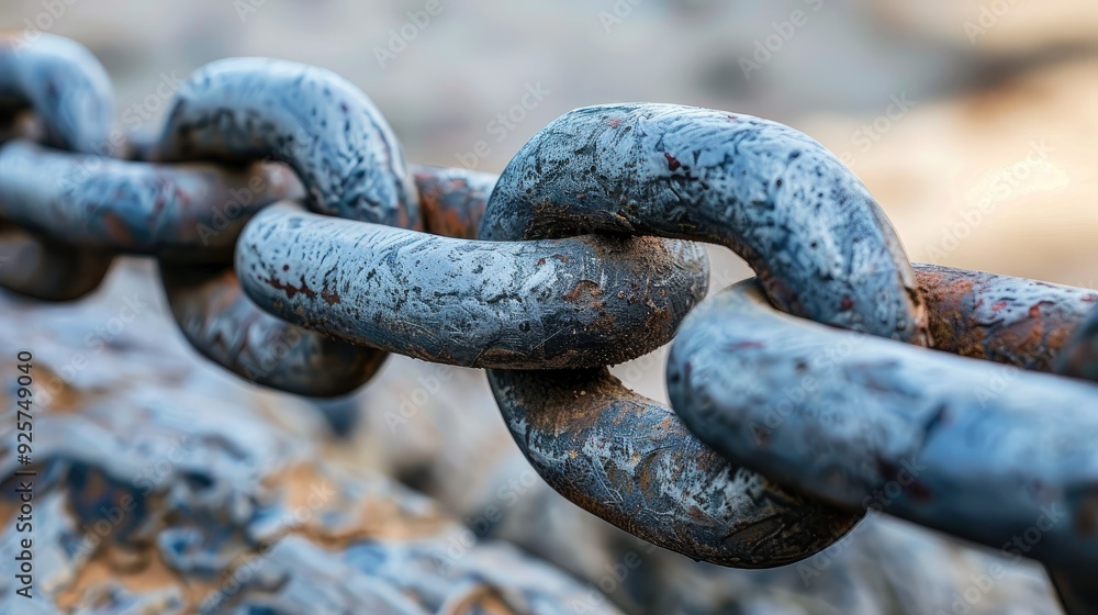blockchain security chain with encoded links blockchain security chain with encoded links
