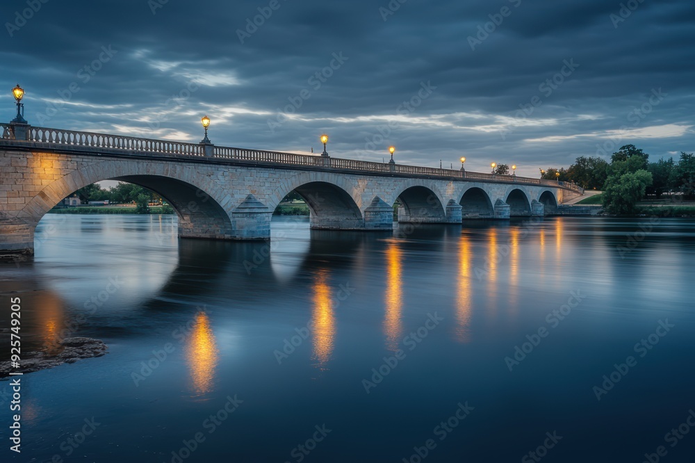 Naklejka premium A bridge with architectural significance