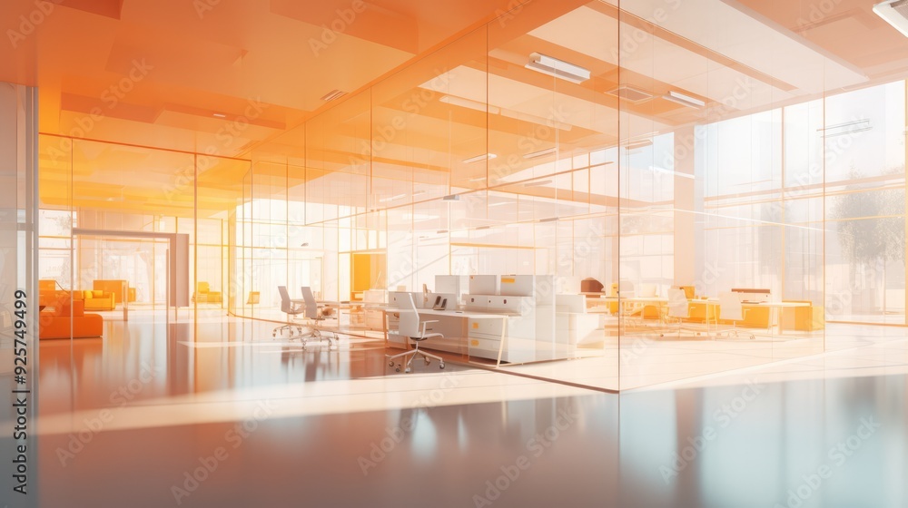 modern office with window modern office with window