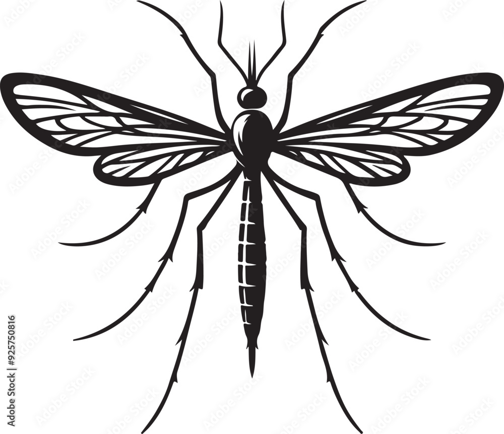 simple mosquitoes silhoutte vector style art illustration simple mosquitoes silhoutte vector style art illustration