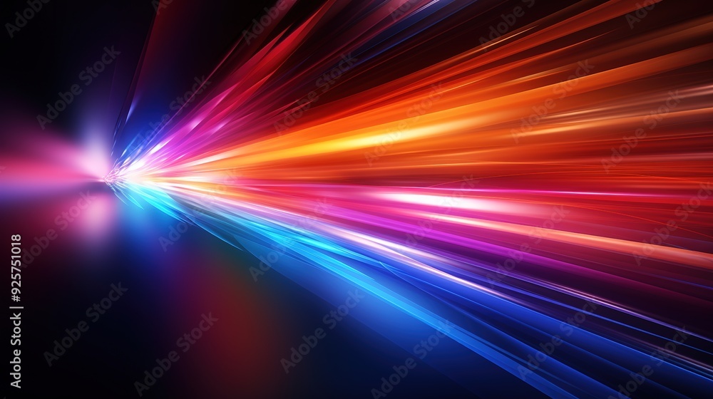 Abstract background with colorful streaks of light. Abstract background with colorful streaks of light.
