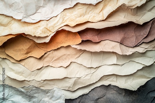 Wallpaper Mural Serene Abstract Layers: Earthy Textures in Neutral Tones Torontodigital.ca