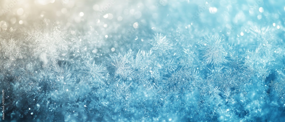 Frozen Elegance - Abstract Winter Background with Ice-Like Textures, Gradient Shifts, and Sparkling Light Frozen Elegance - Abstract Winter Background with Ice-Like Textures, Gradient Shifts, and Sparkling Light
