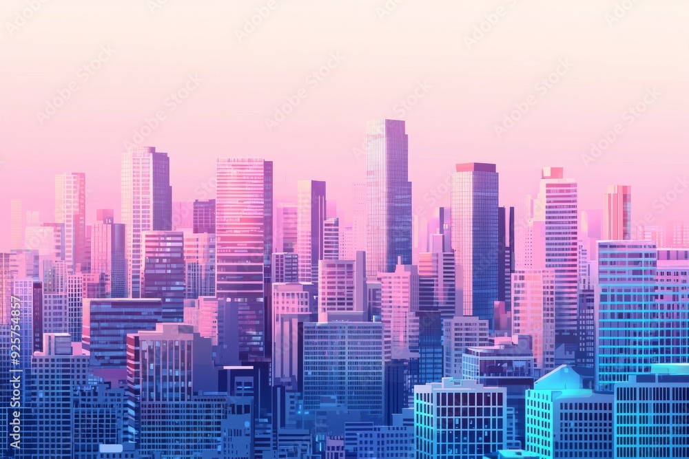 a big city with skyscrapers constraint on top of a single tile, minimalistic style, simple colors, a big city with skyscrapers constraint on top of a single tile, minimalistic style, simple colors,