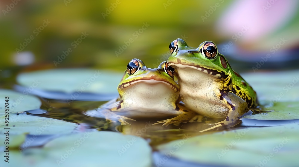 Frogs Calling and Mating Early in the Season Frogs Calling and Mating Early in the Season