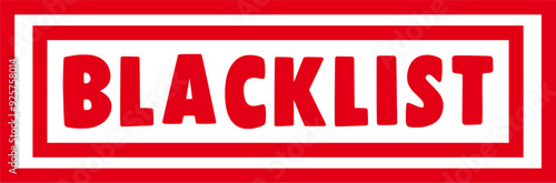 Blacklist Red stamp tentang