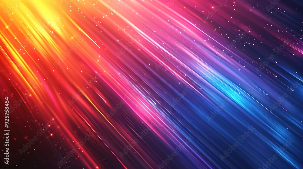 Abstract background with diagonal lines and colorful lights. Abstract background with diagonal lines and colorful lights.