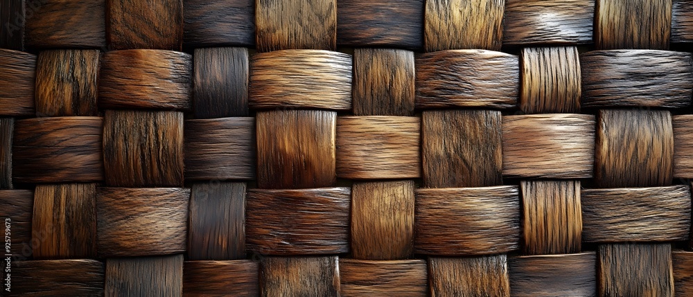 Woven Wood Texture. Woven Wood Texture.