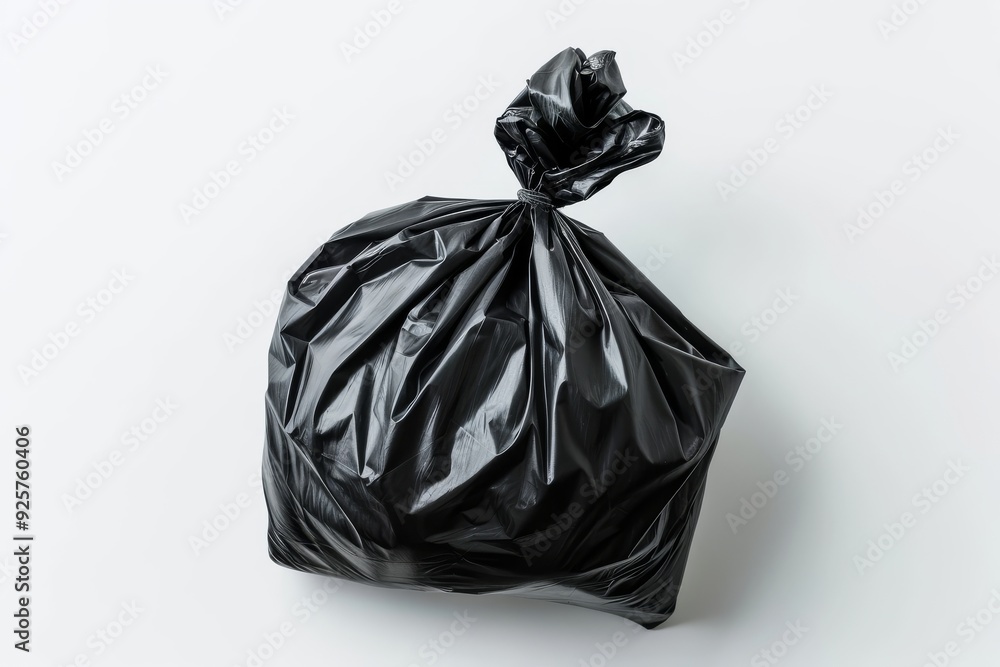 trash bag full of garbage isolated on white trash bag full of garbage isolated on white