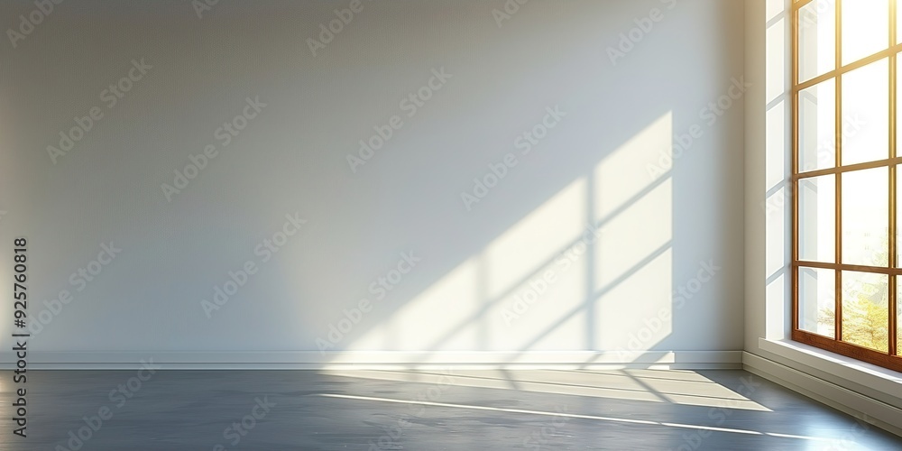 Obraz premium empty room with window