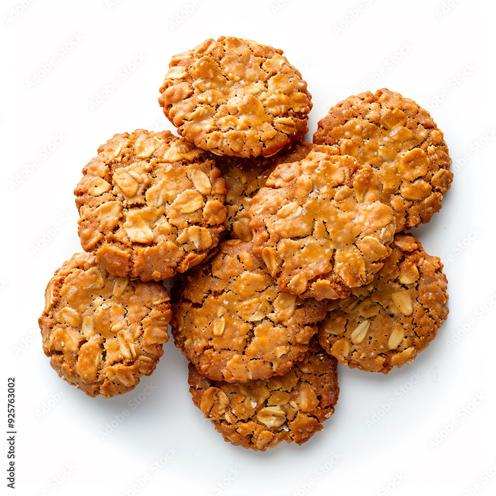 a pile of cookies on a white surface a pile of cookies on a white surface