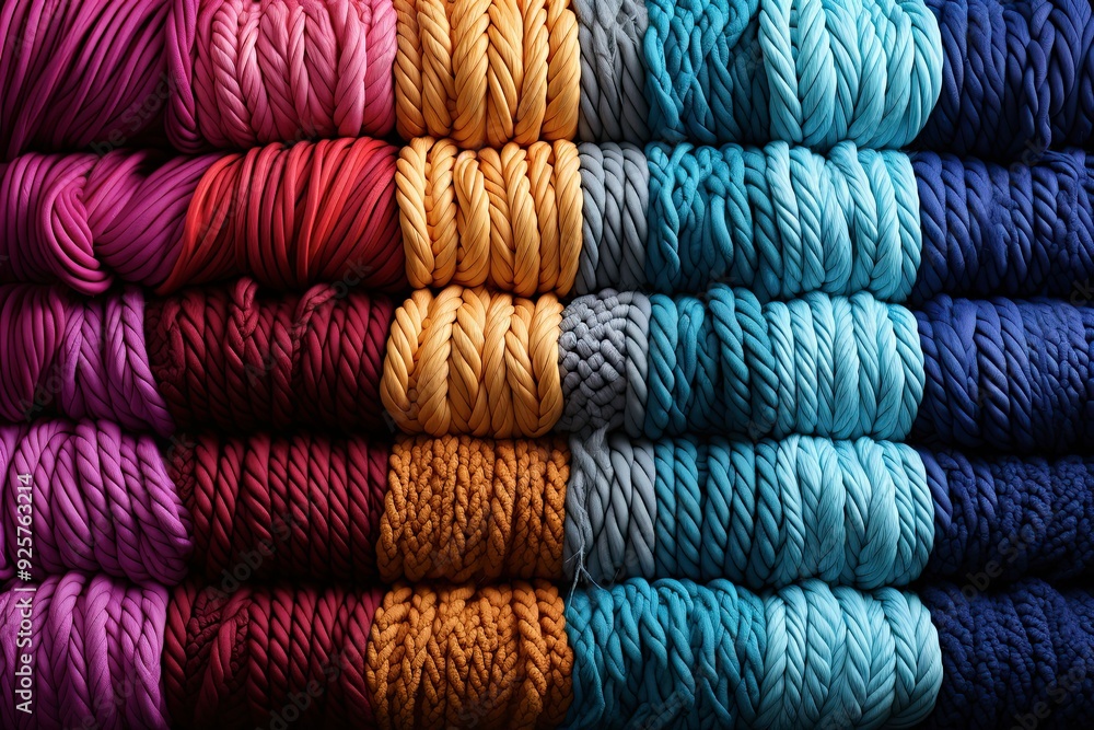 Vibrant Threads. Latin Tapestry. Colorful Woven Textile Background Vibrant Threads. Latin Tapestry. Colorful Woven Textile Background
