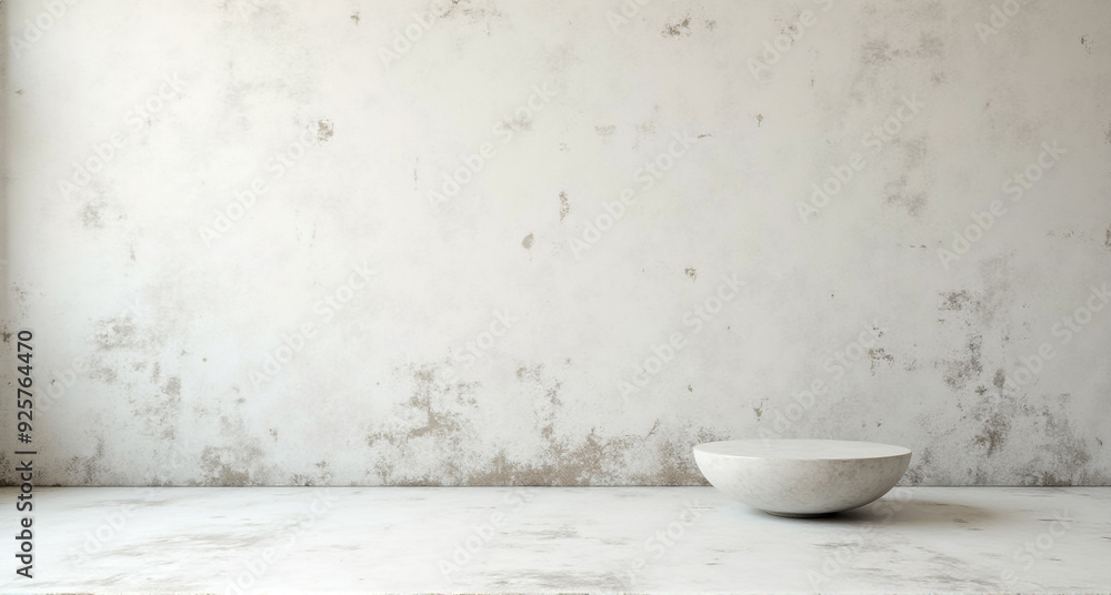 white ceramic bowl on the wall