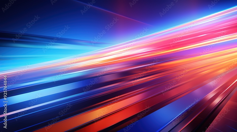 Abstract background with diagonal lines in blue, red and yellow. Abstract background with diagonal lines in blue, red and yellow.