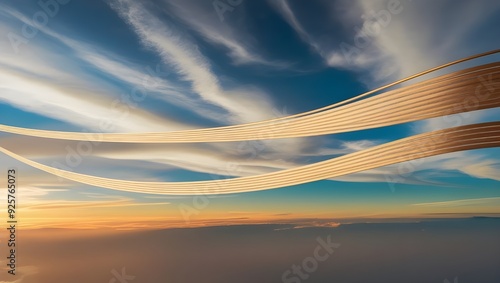 blue sky with clouds