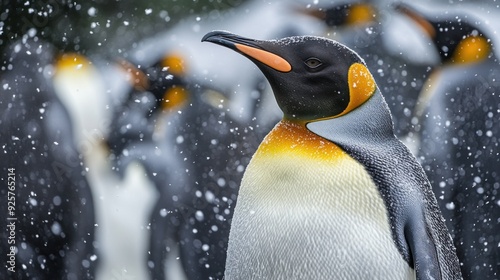 Wallpaper Mural King Penguin in the Snow Torontodigital.ca