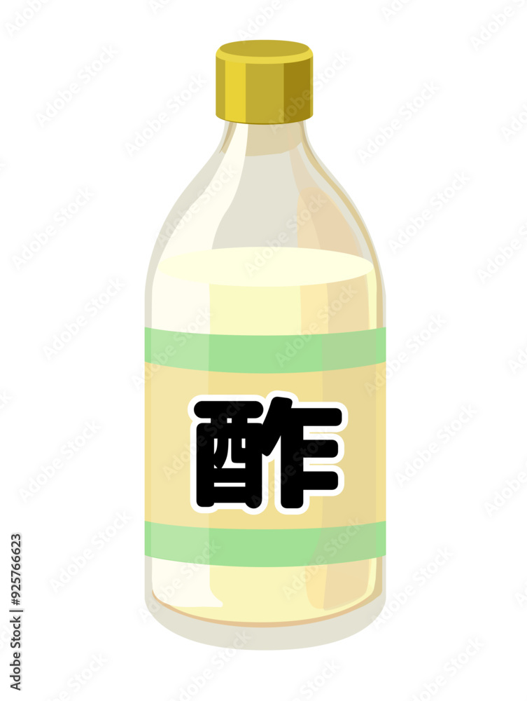 Obraz premium お酢のイラスト