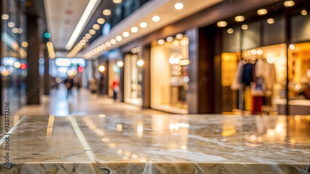 Empty marble tabletop or counter with display product with blured city, shop, outdoor background. Empty marble tabletop or counter with display product with blured city, shop, outdoor background.