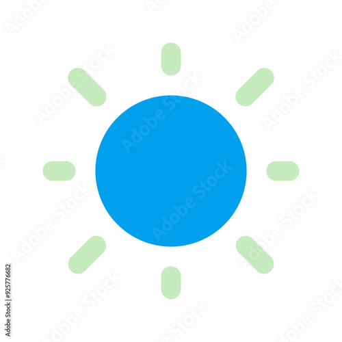 brightness duo tone icon