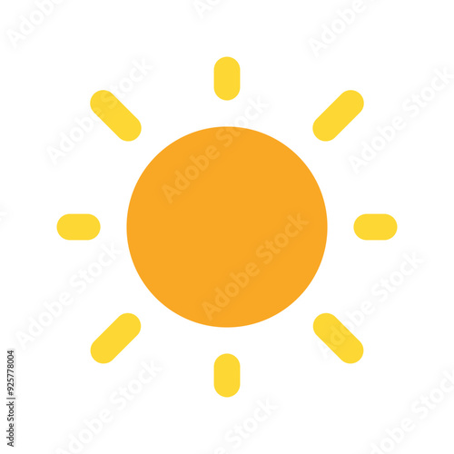 brightness flat icon