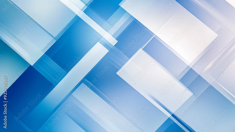 Fototapeta premium Trendy geometric design Blue abstract background