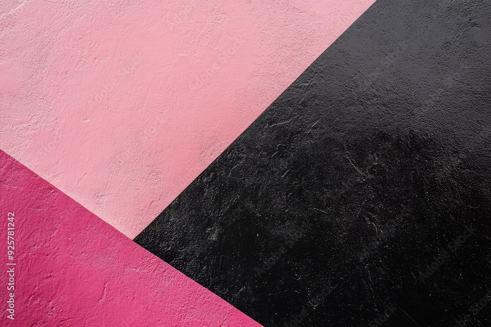 Fototapeta premium Elegant Minimalist Pink and Black Background Design for Modern Concepts
