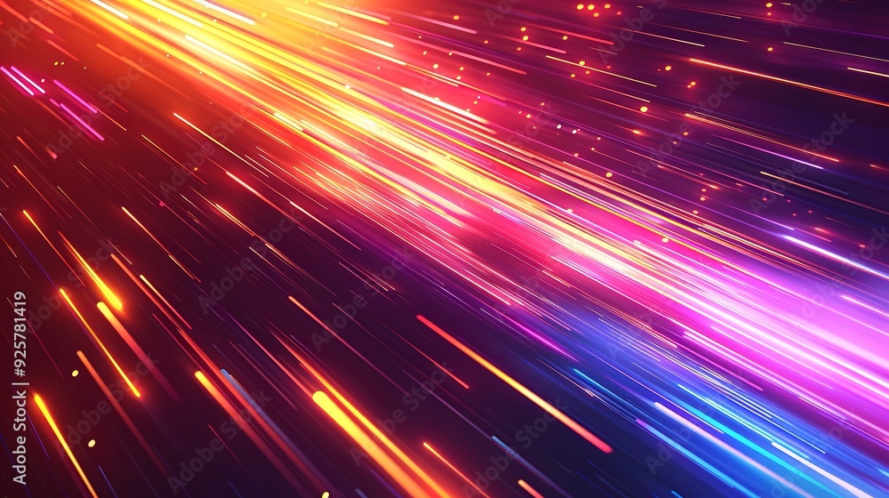 Abstract background with neon light streaks. Abstract background with neon light streaks.