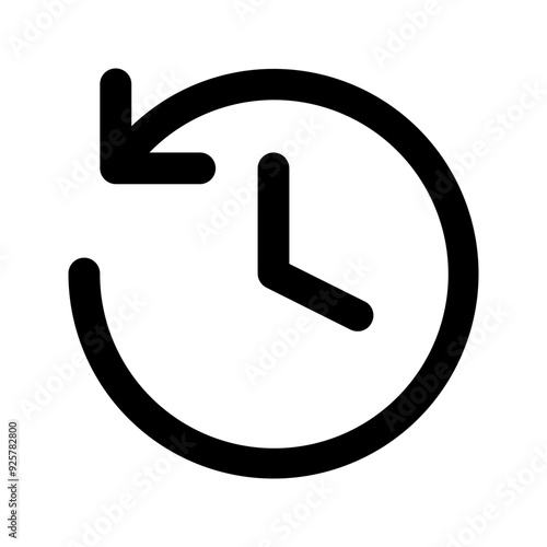 history glyph icon