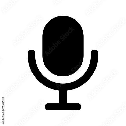 mic glyph icon