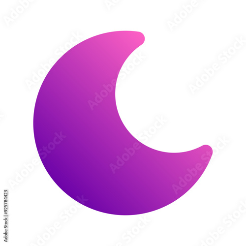 moon gradient icon