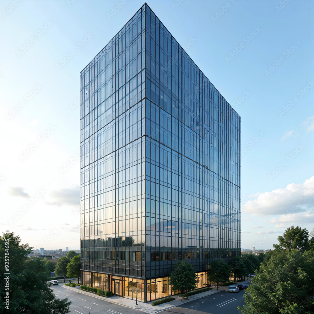 Modern Glass Office Building Exterior Modern Glass Office Building Exterior