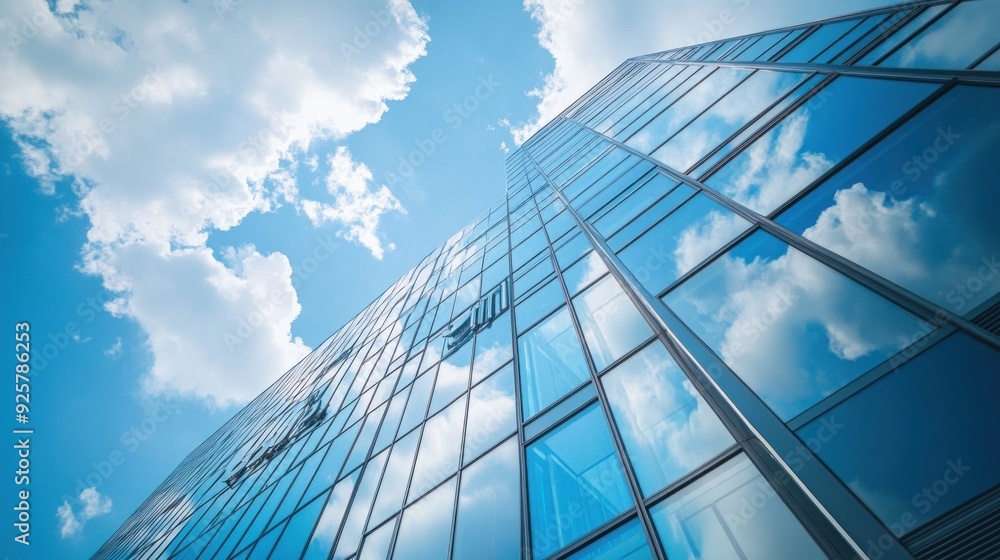 Modern Skyscraper Architecture Under Blue Sky Modern Skyscraper Architecture Under Blue Sky