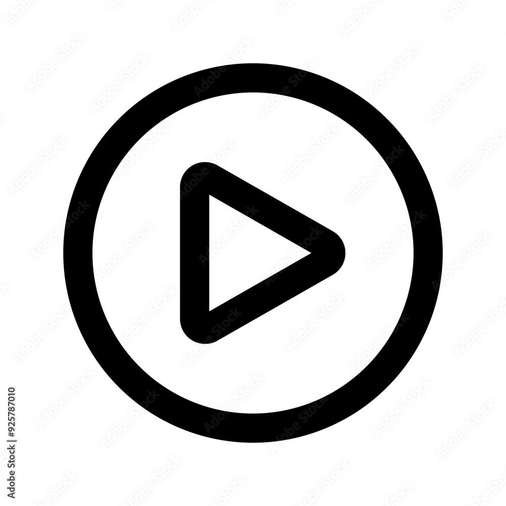 play line icon play line icon