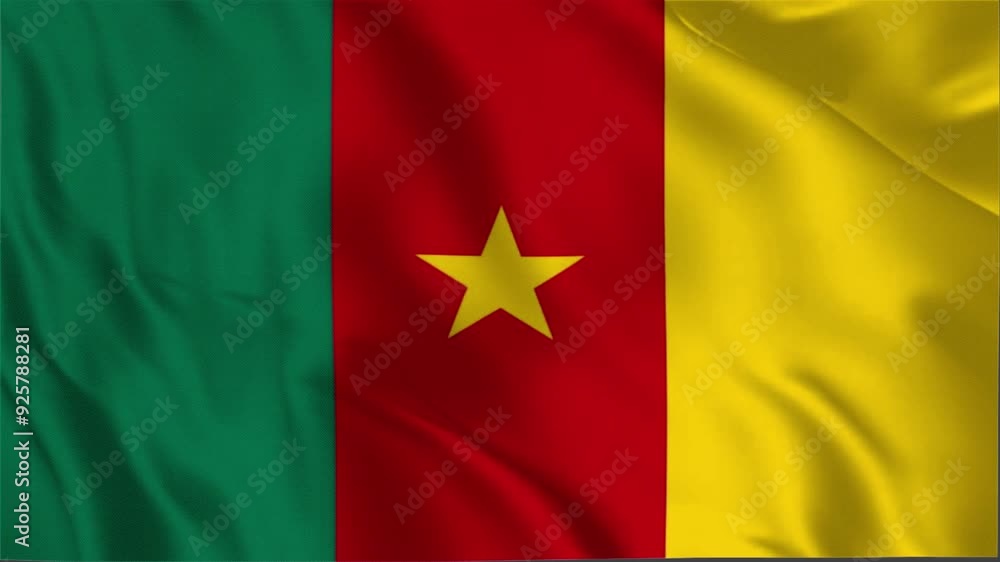 Cameroon waving flag, Cameroon 3D flag, Flag of Cameroon waving Animation, Cameroon waving flag 4K Footage Cameroon waving flag, Cameroon 3D flag, Flag of Cameroon waving Animation, Cameroon waving flag 4K Footage