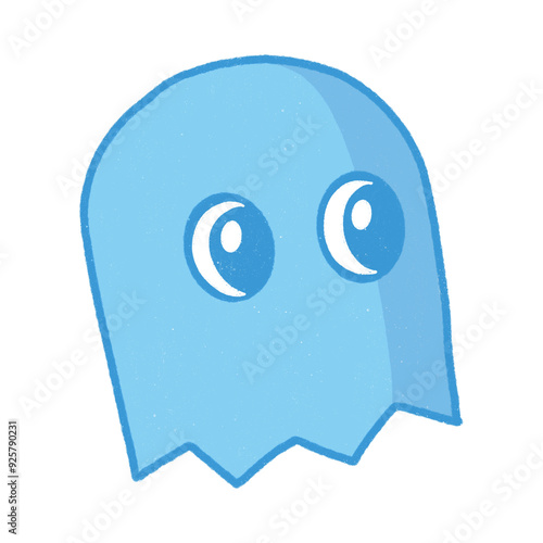 cute cartoon blue