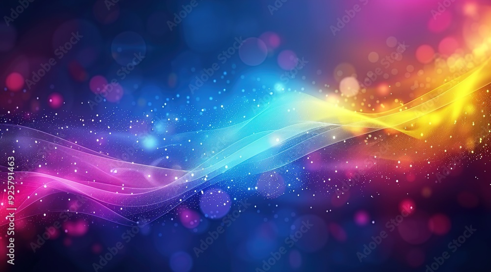 Fototapeta premium magic lights loop