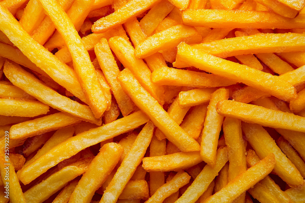 Texture Scattered Fried French Fries For Backgrounds Created With Artificial Intelligence Texture Scattered Fried French Fries For Backgrounds Created With Artificial Intelligence