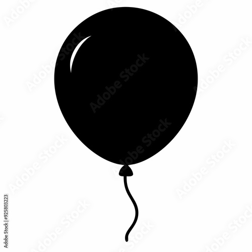 Ballon Black silhouette