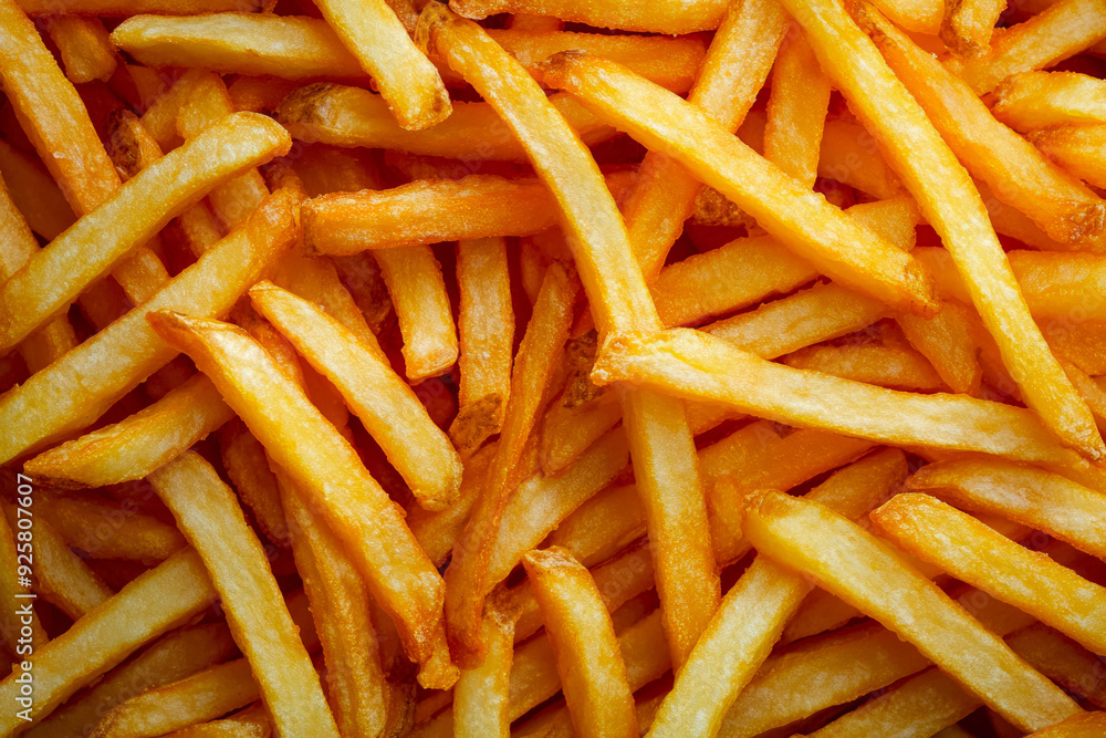 Texture Scattered Fried French Fries For Backgrounds Created With Artificial Intelligence Texture Scattered Fried French Fries For Backgrounds Created With Artificial Intelligence
