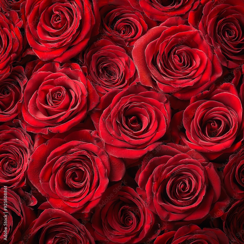Natural red roses background. Color of the holiday. Gift to a woman. Deep red color. Natural red roses background. Color of the holiday. Gift to a woman. Deep red color.
