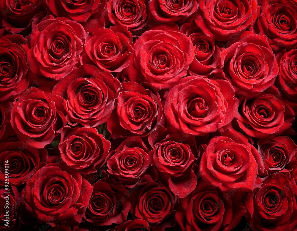 Natural red roses background. Color of the holiday. Gift to a woman. Deep red color. Natural red roses background. Color of the holiday. Gift to a woman. Deep red color.