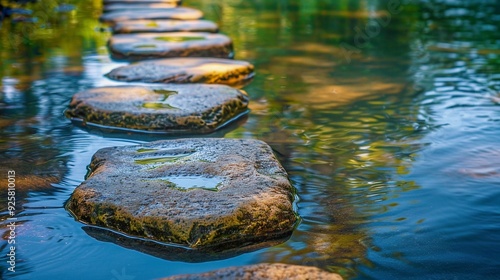 Stepping Stone Path: Symbol of Continuous Progress and Natural Growth